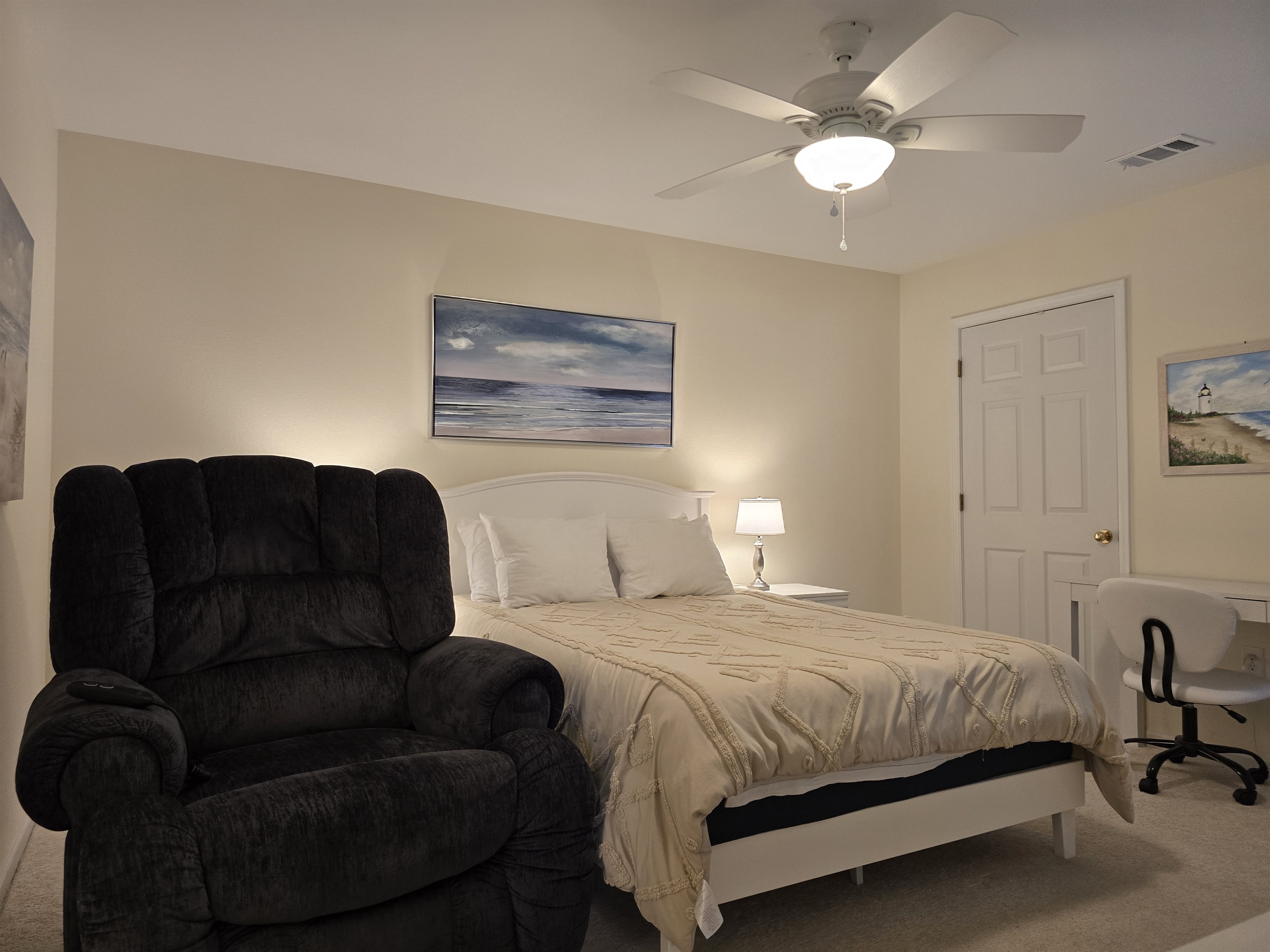 King Master Suite with Desk for Remote Work