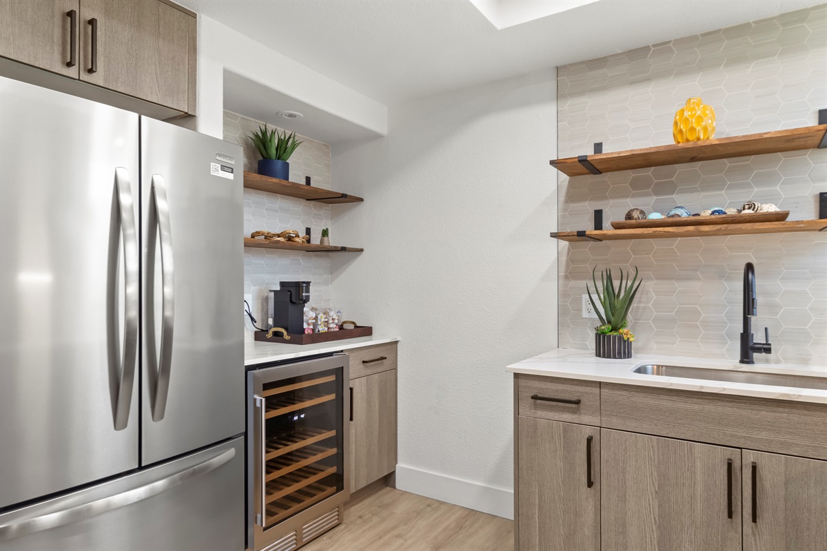 Fully stocked kitchen