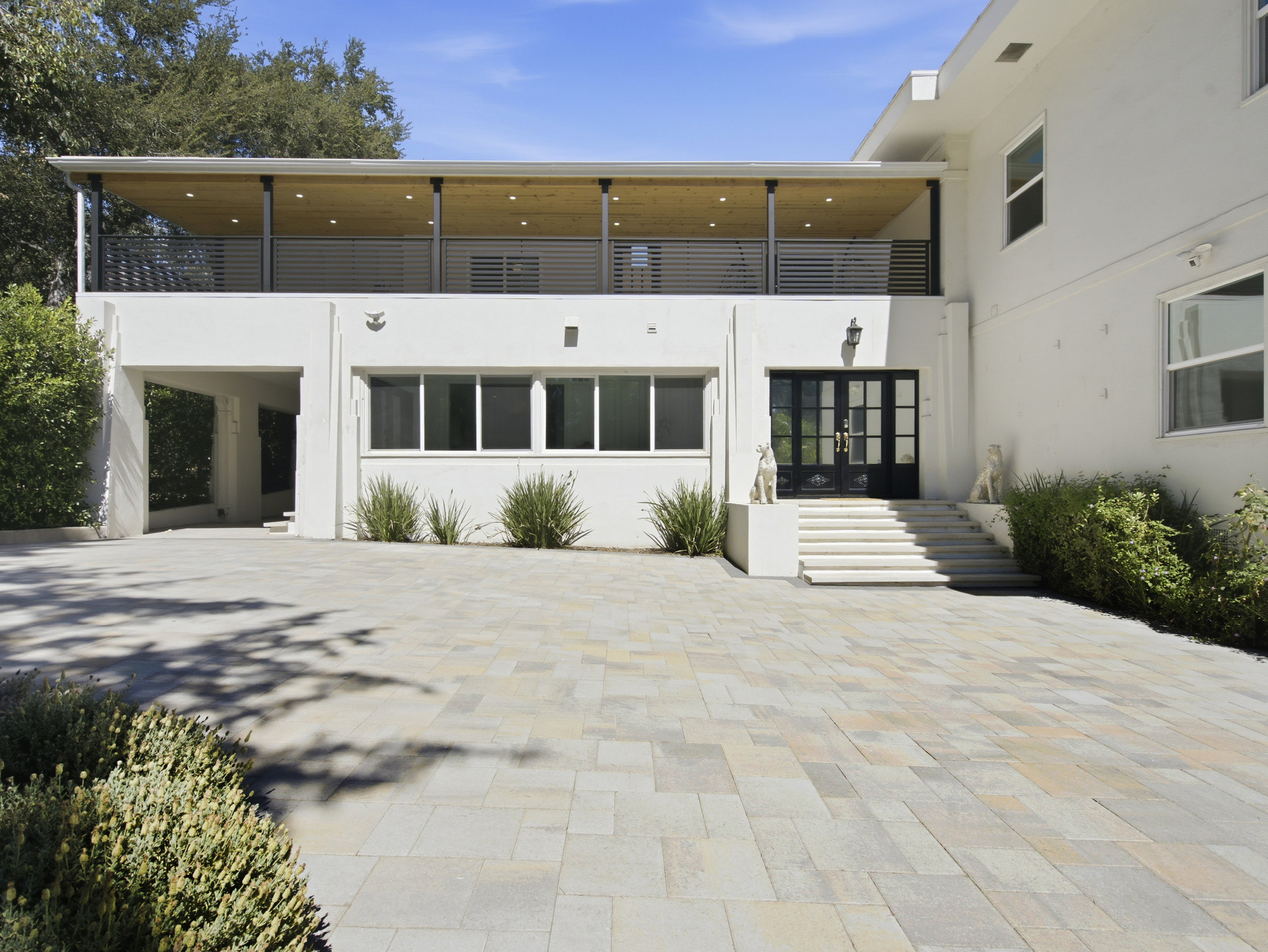 A welcoming view of the property from the outside.