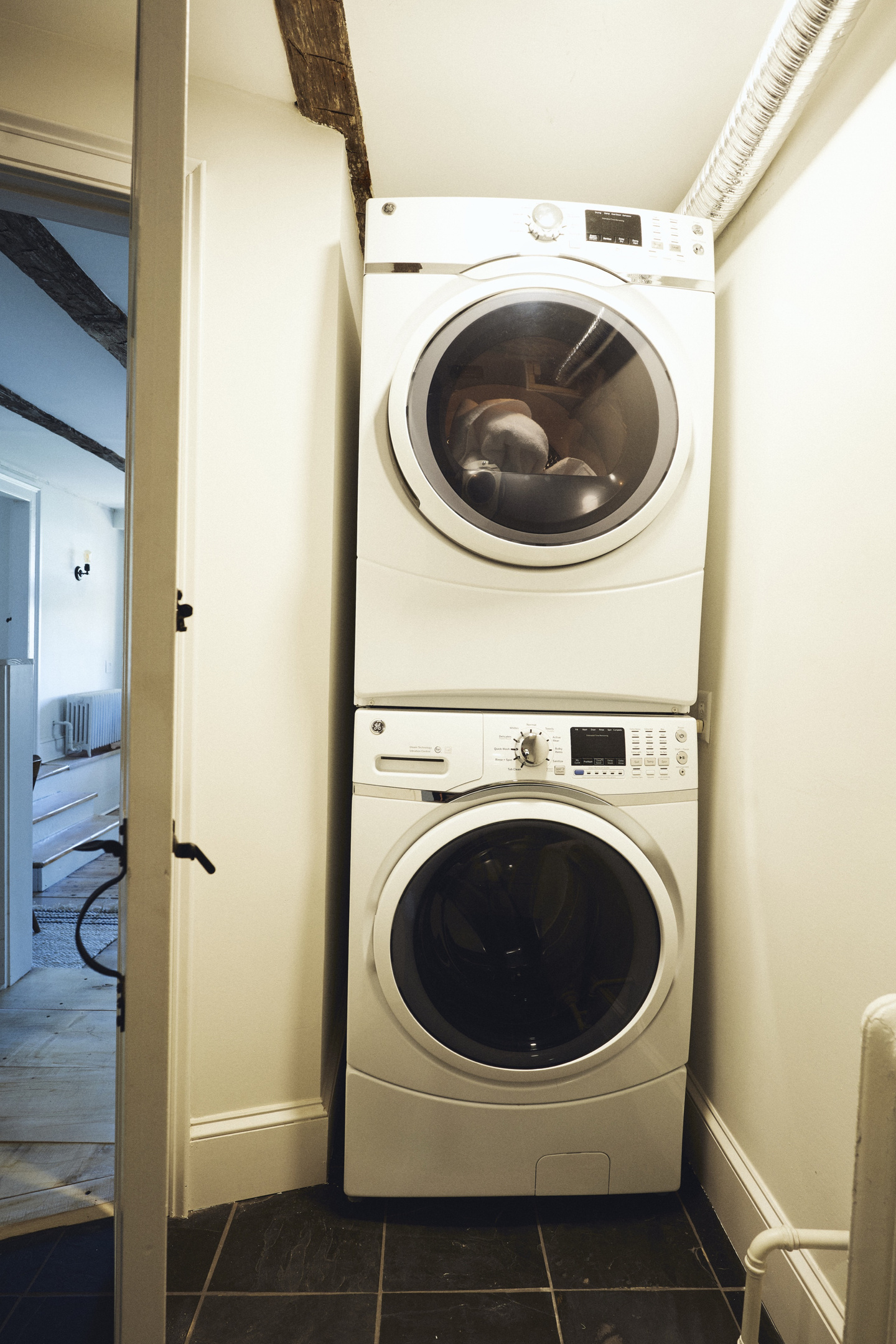 The in-unit washer and dryer