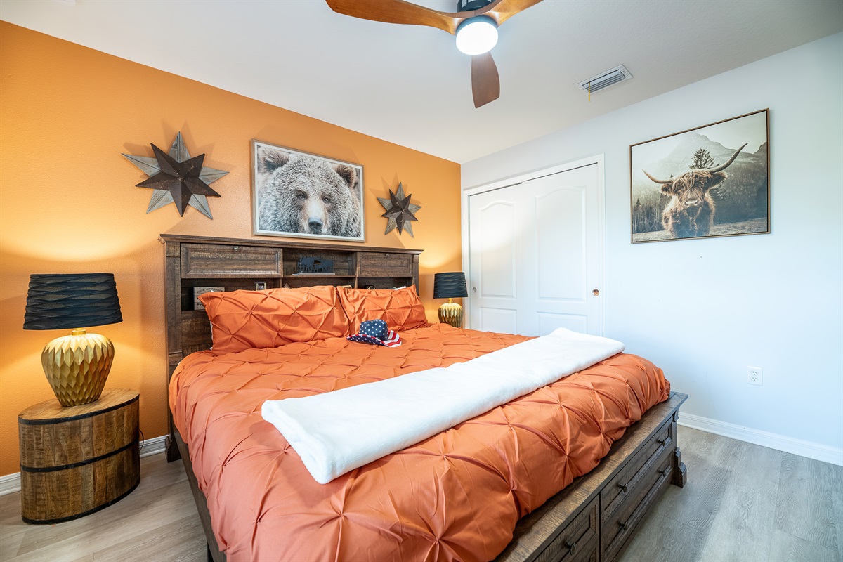 Twin Palms Villa: Bedroom 6-King