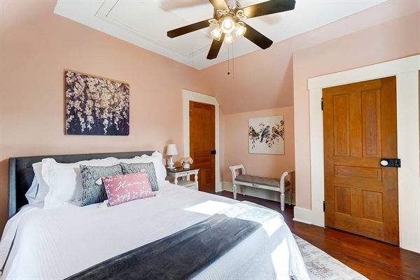 Queen bedroom on the second floor
