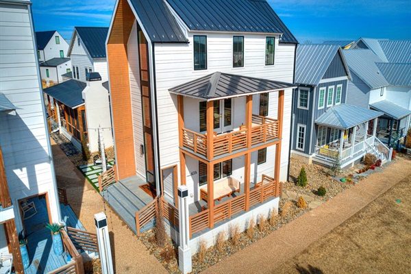 View of the home from Lower Greenway