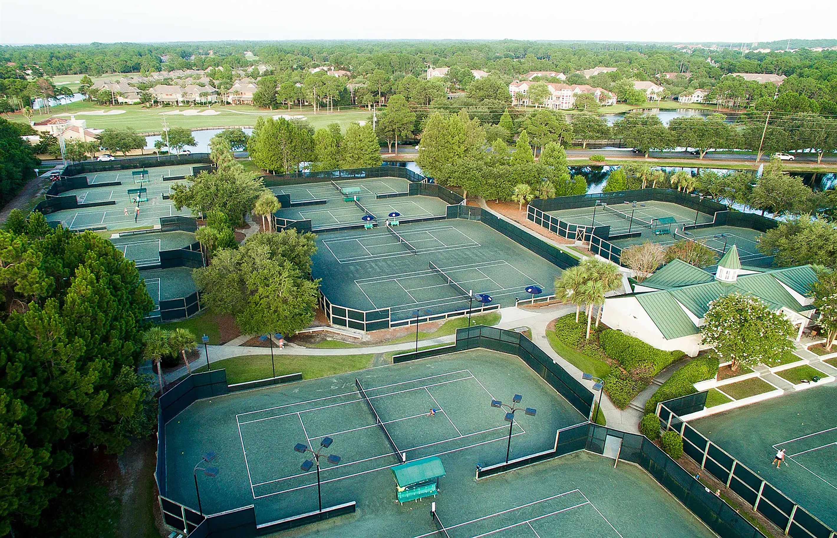 Sandestin tennis and pickleball courts