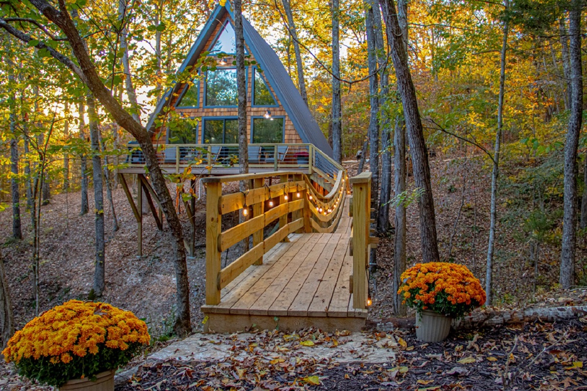 The suspension bridge