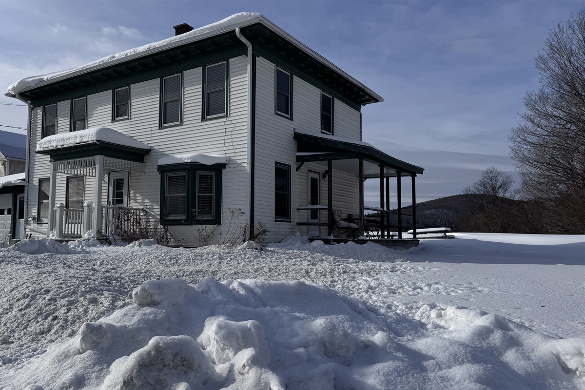 Exterior of the house as you pull up from the street