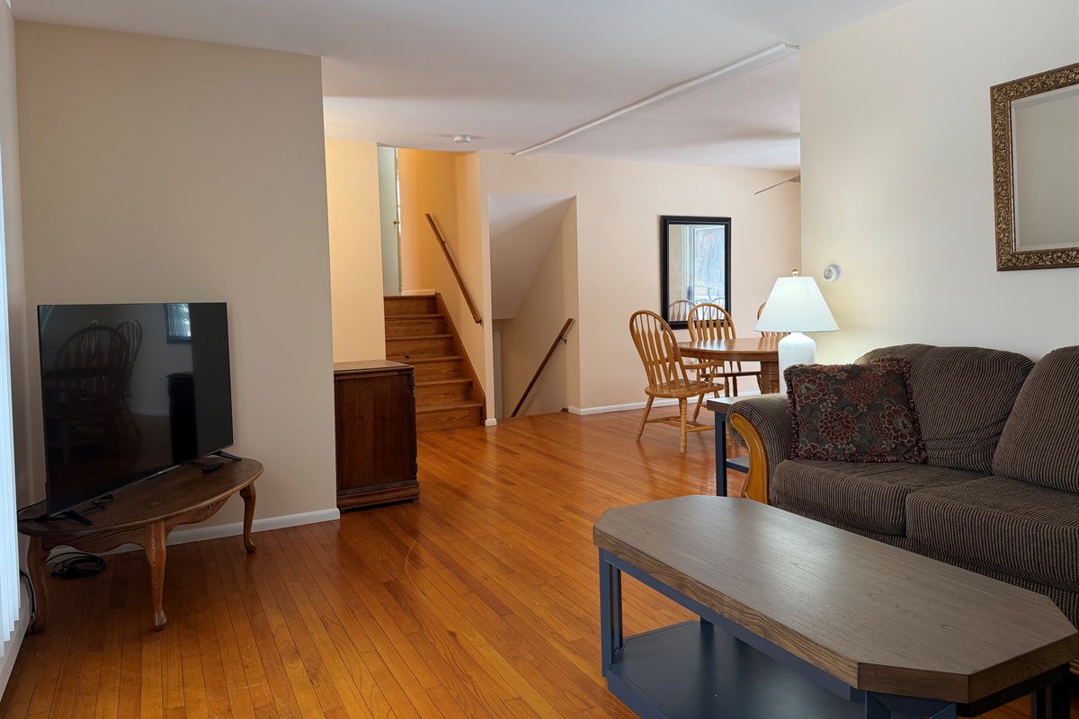 Open living dining area on main floor
