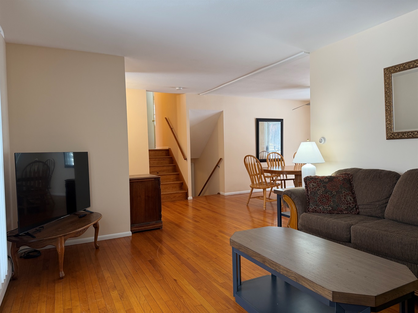 Open living dining area on main floor