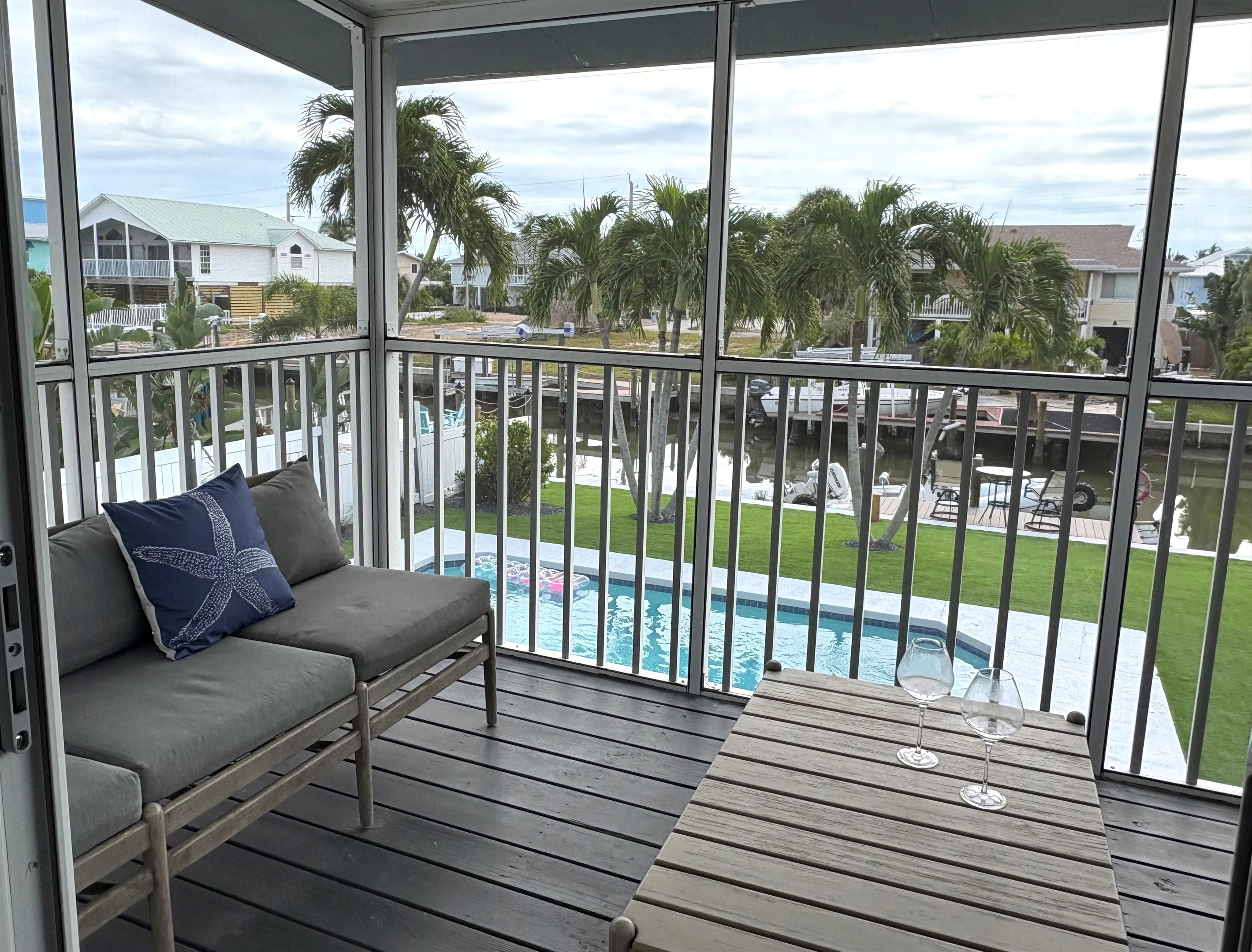 Vista (upper unit) balcony