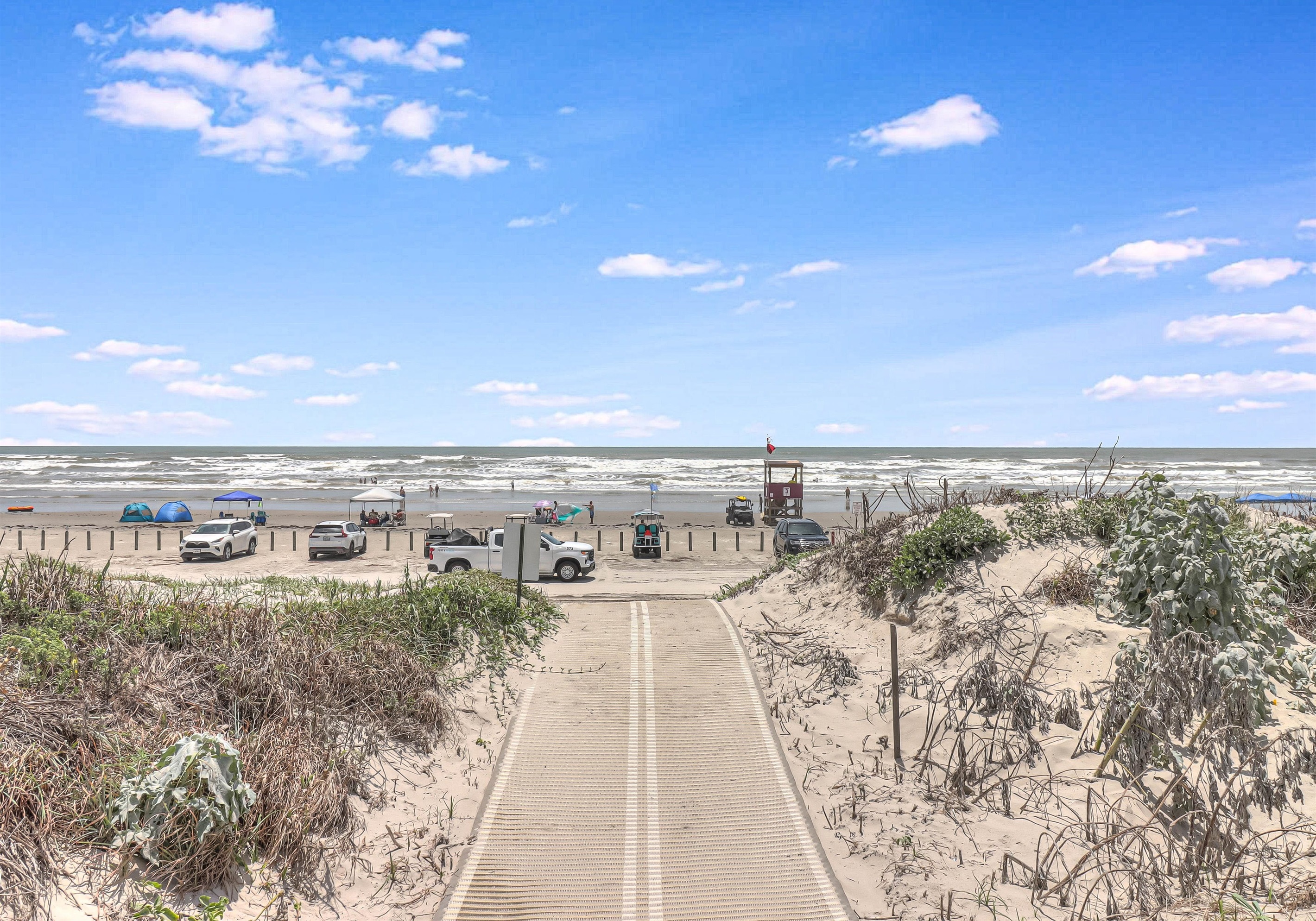 View of Beach from Private Beach Acces
