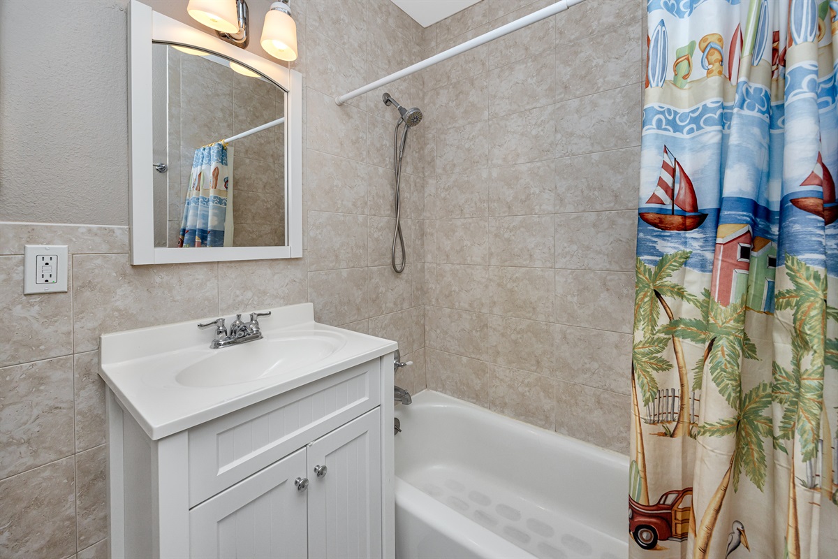 Full Bath with tub and shower
