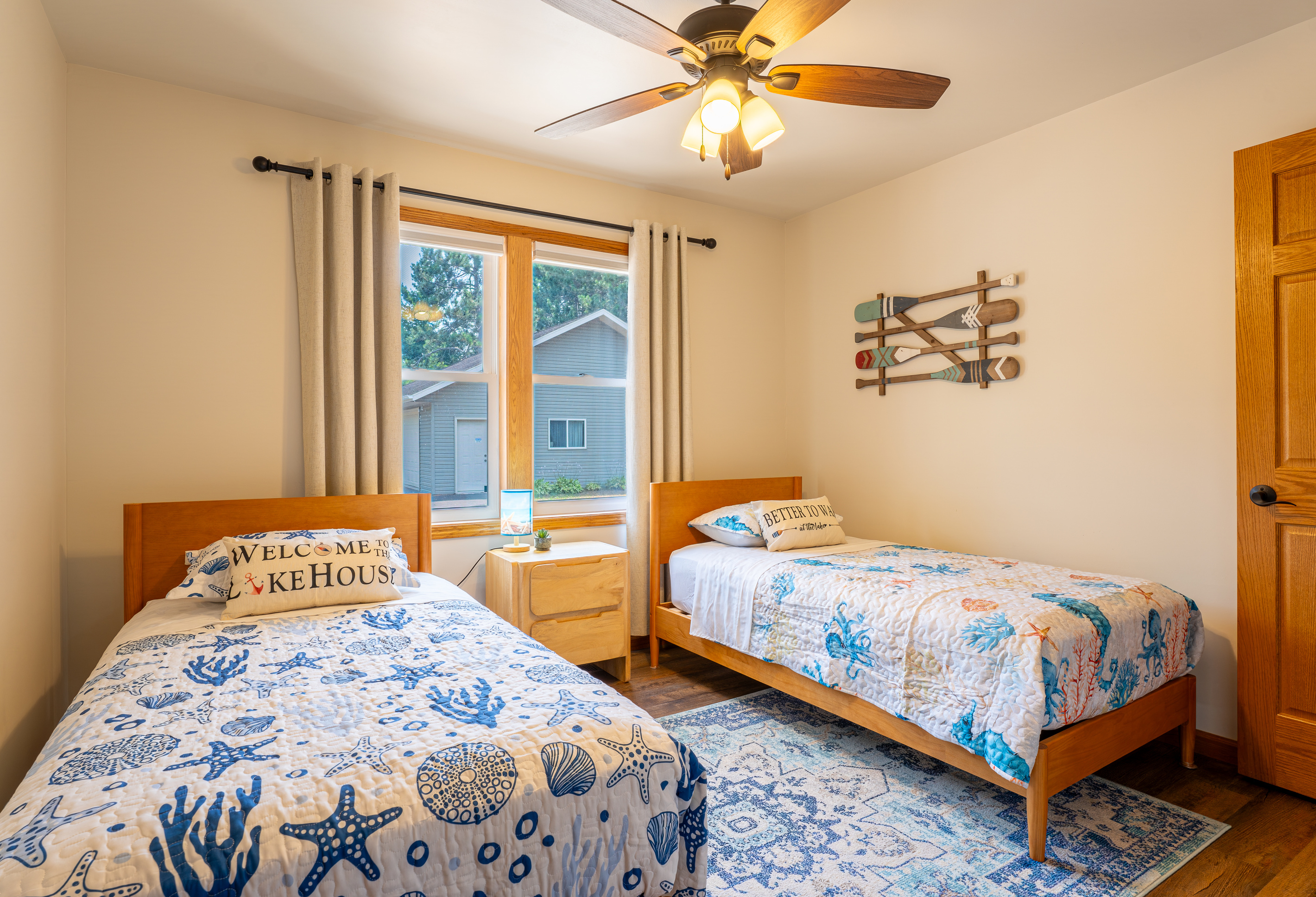 Kids will sleep comfortably and in style after a great day at the lake!