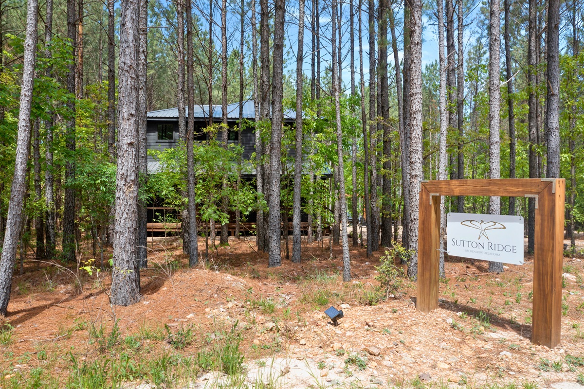 Step into comfort, laughter, and forest serenity. Sutton Ridge is ready to welcome you — all that’s missing is you.