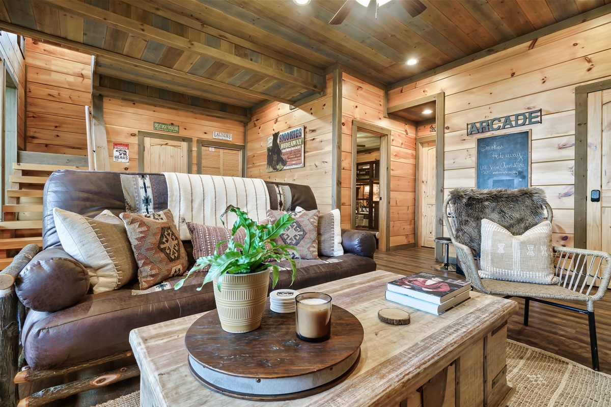 Comfort meets simplicity in this living area