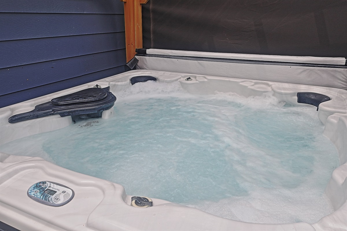 Hot tub is fun and popular