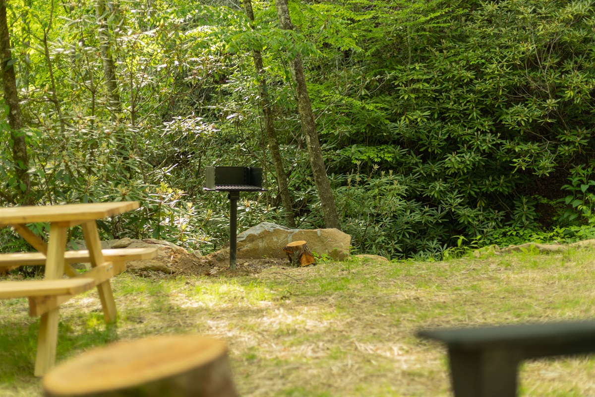 Fire up the campground grill for outdoor cooking surrounded by nature.