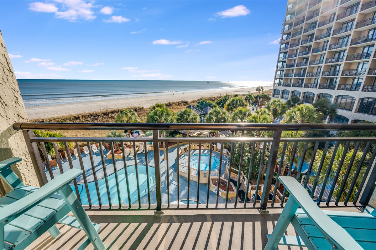 Breathtaking Views from Balcony!