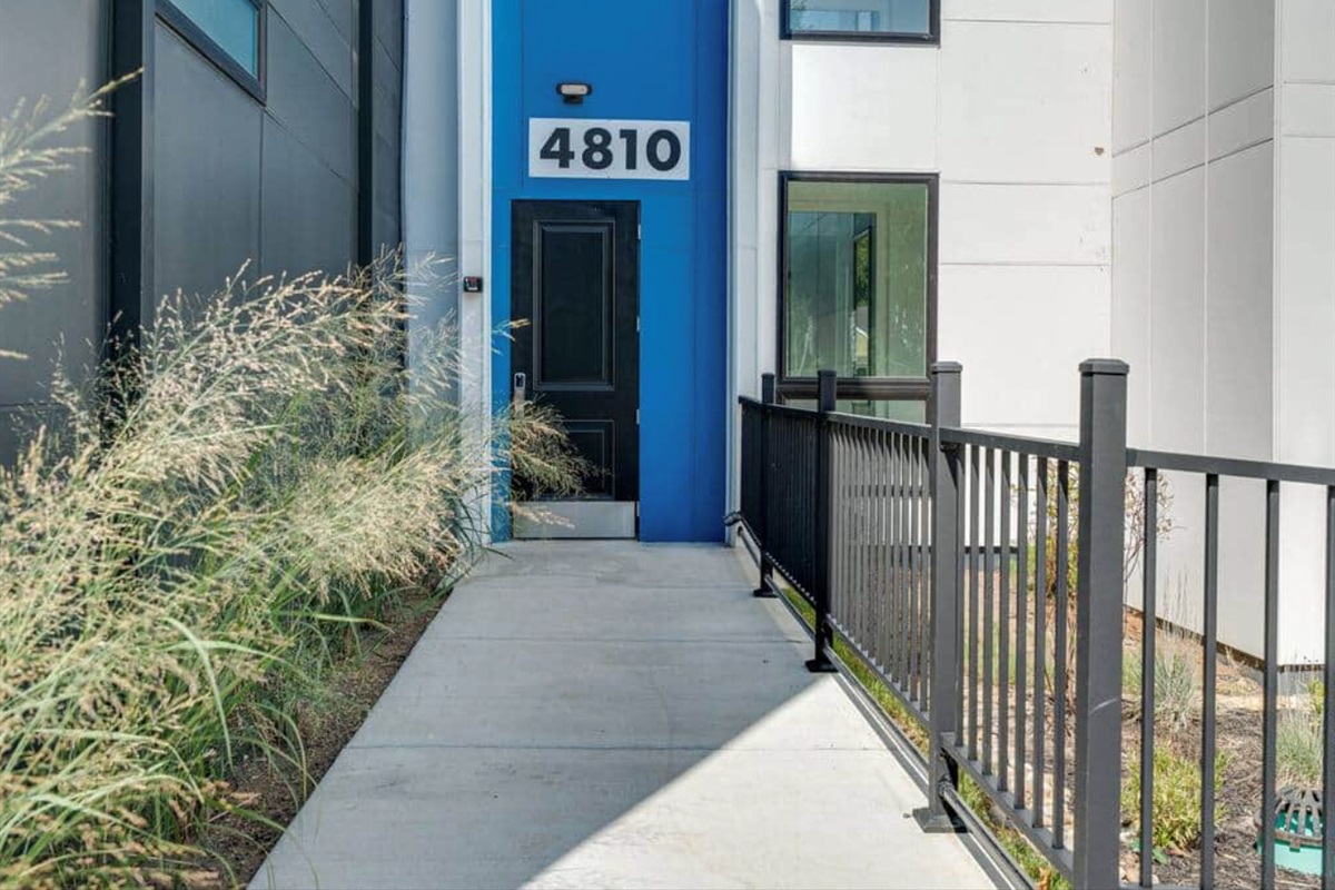 Secure Entrance to The Avery Complex. 