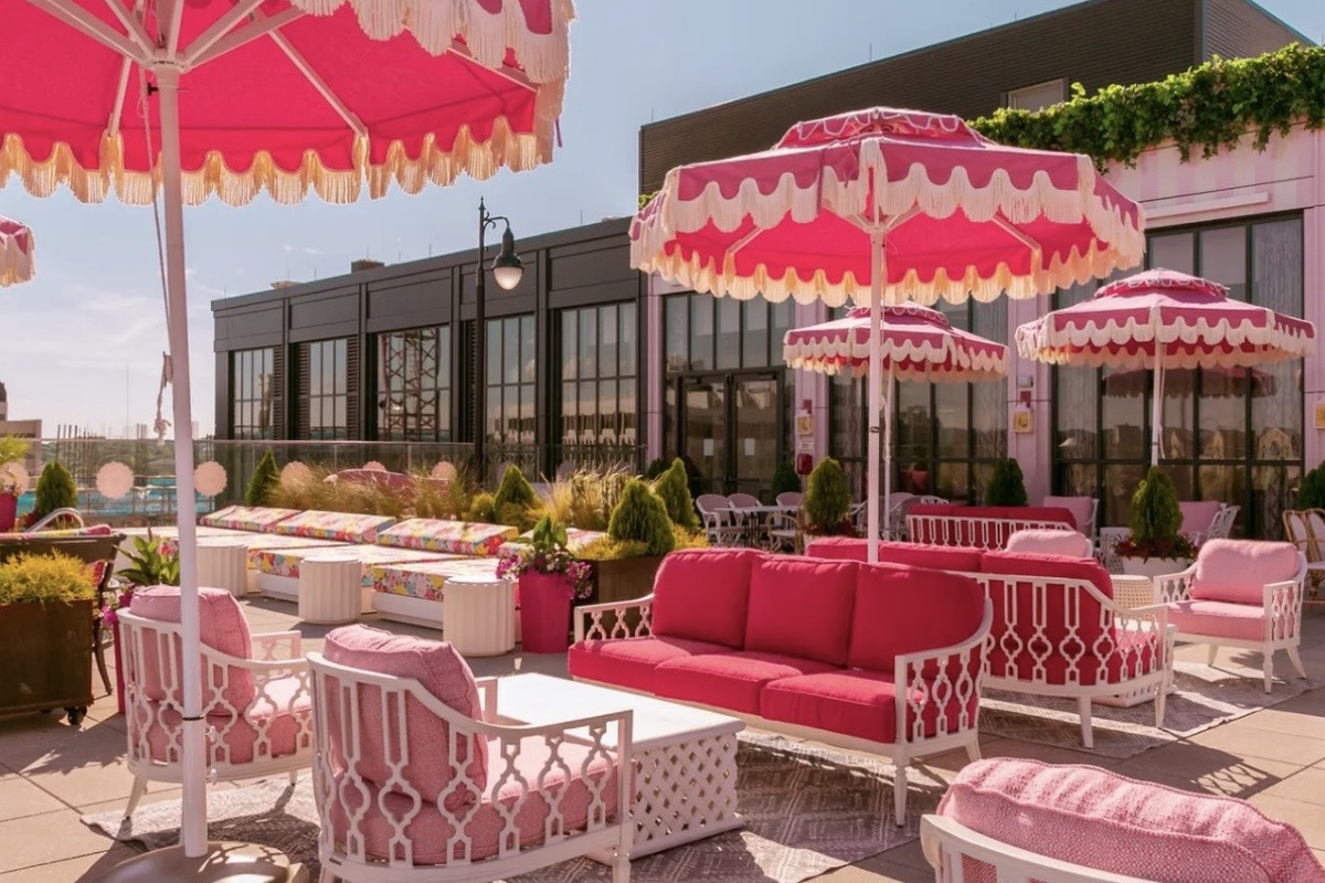 At the graduate hotel on the rooftop. You will most likely need a reservation. 