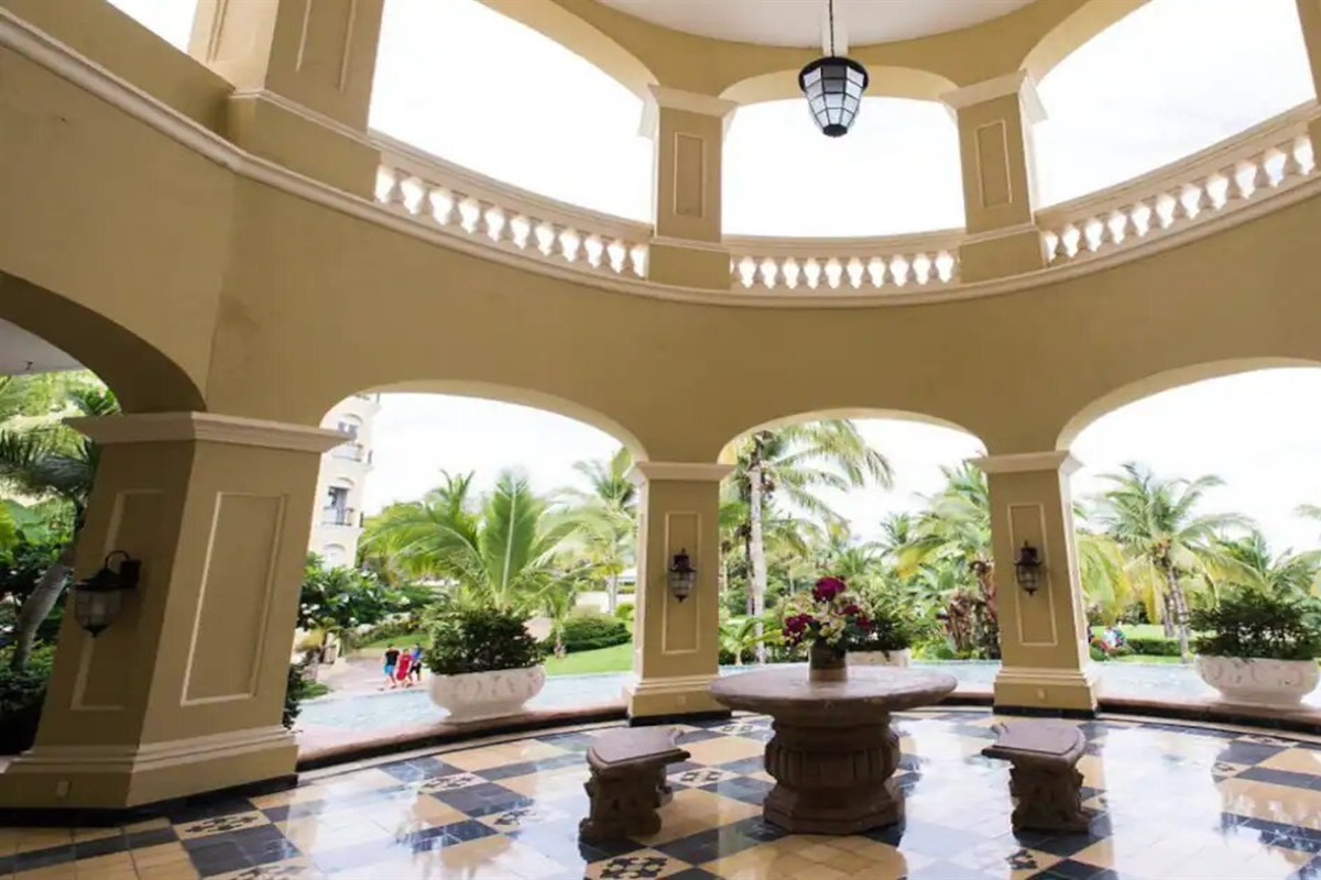 Lobby at Pueblo Bonito Emerald Bay, Vacation Travel Exclusives