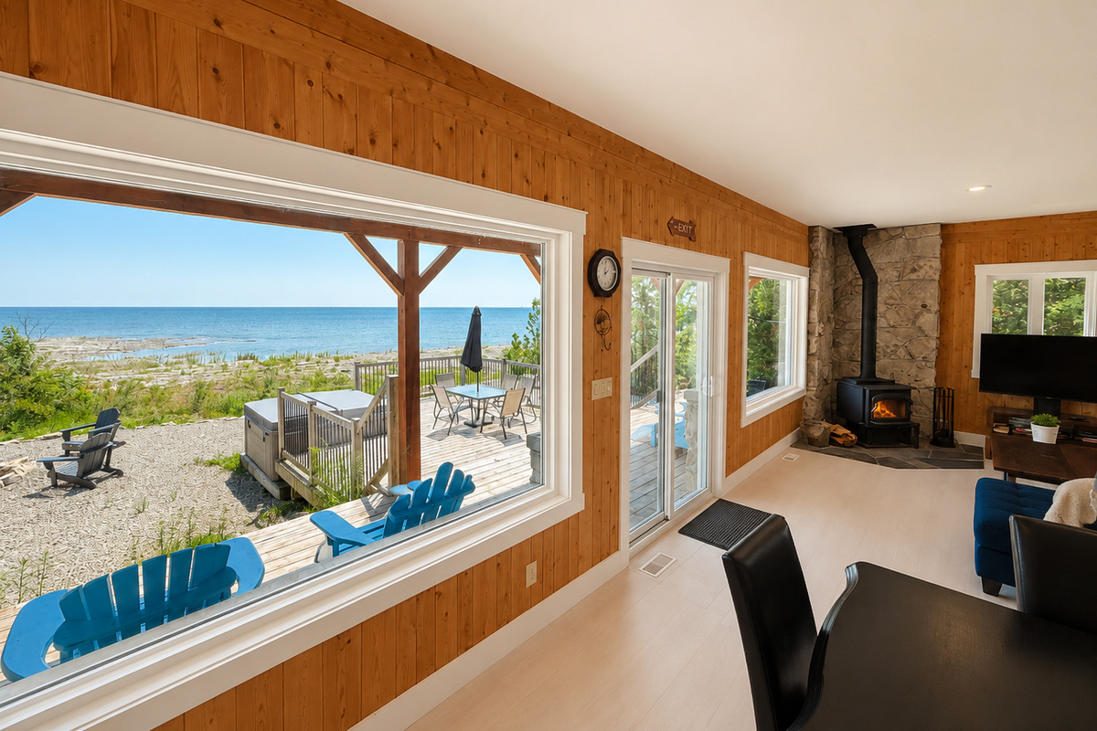Views from dining and living rooms