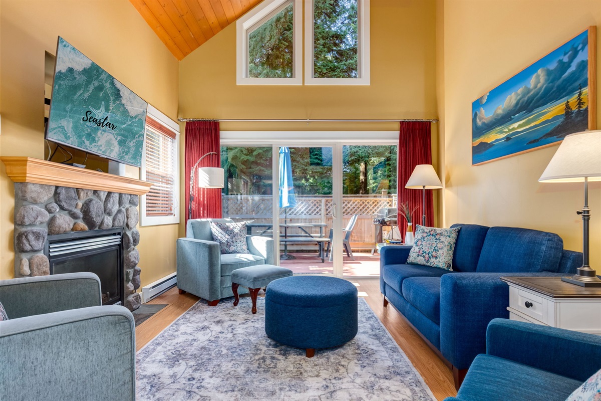 Spacious living area made for family time