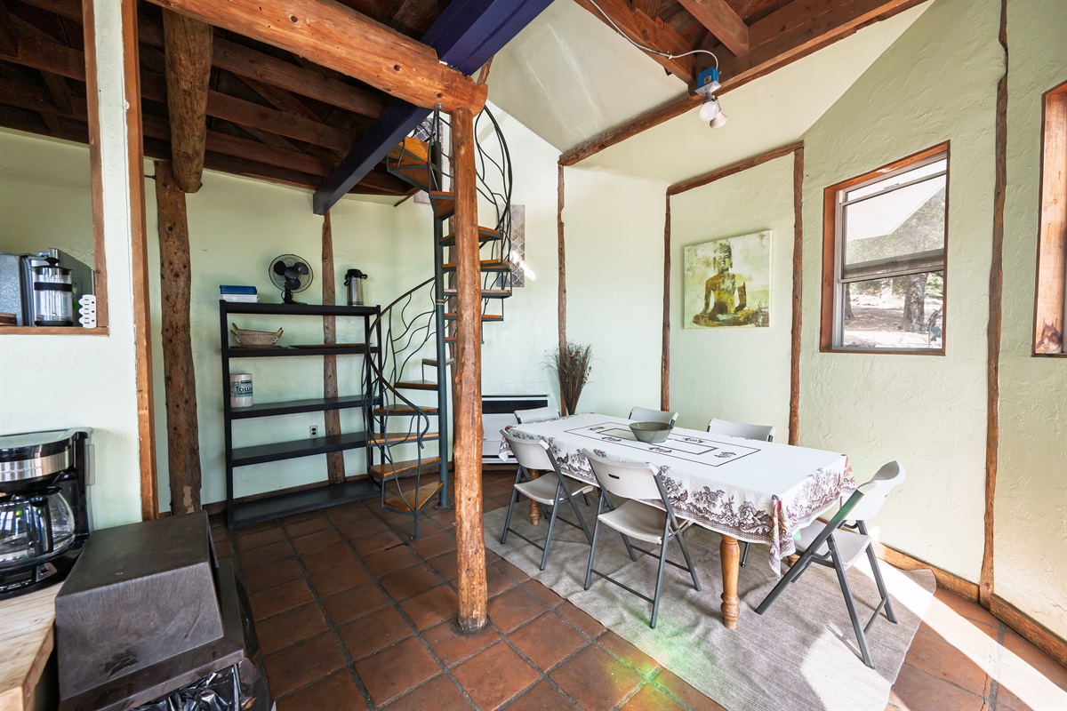 Cozy Dining Room steps from the Patio