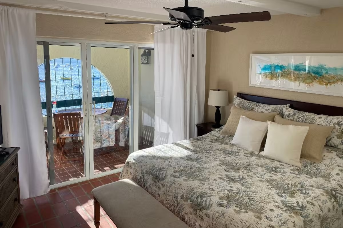 Step directly onto the balcony and enjoy the Caribbean breeze.