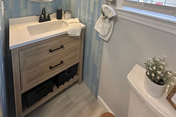 Full Bathroom front of house