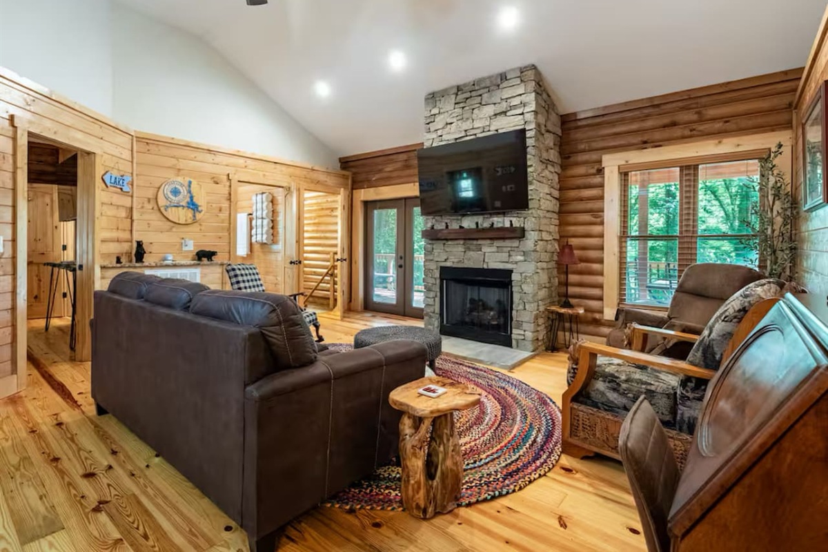 Open living room