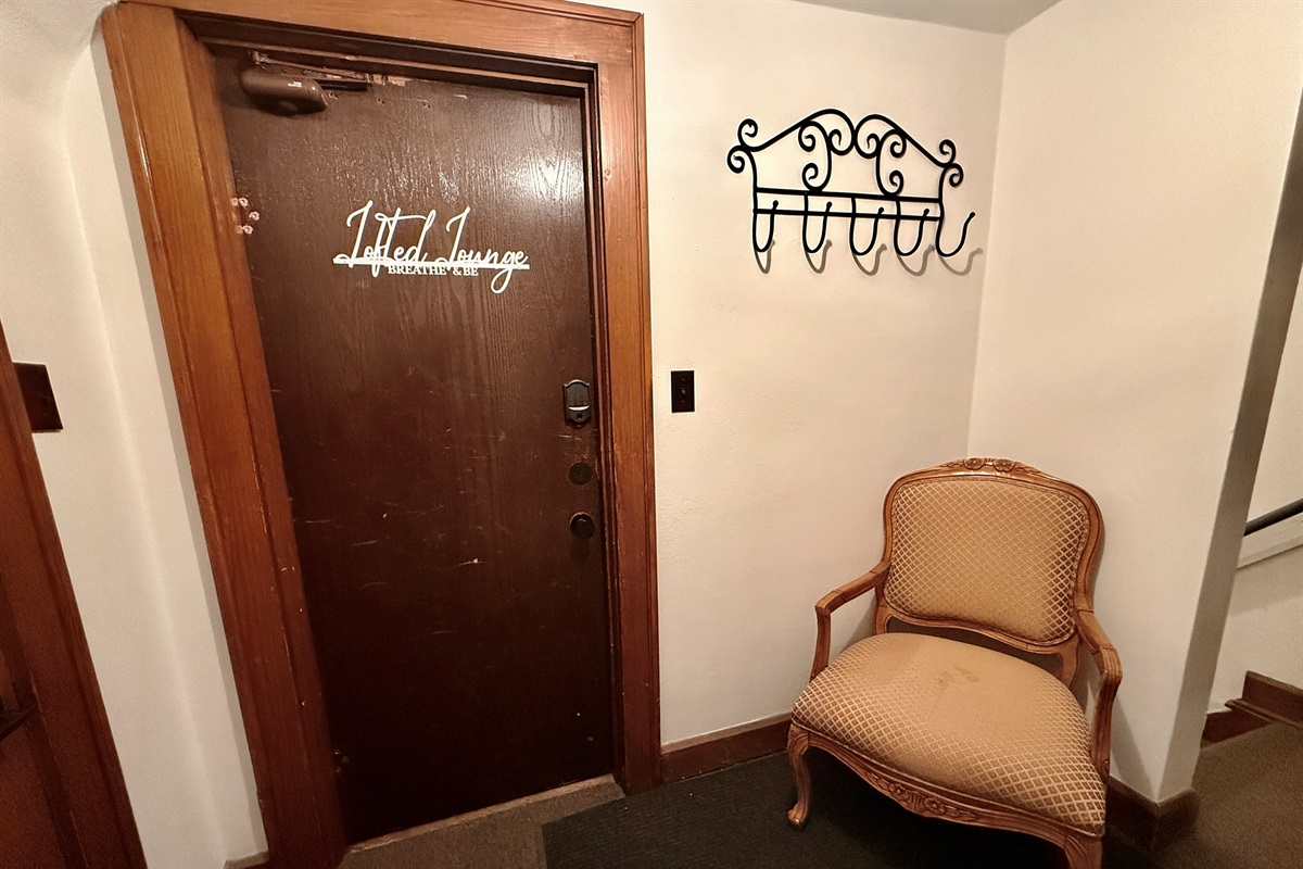 Entrance to The Lofted Lounge.