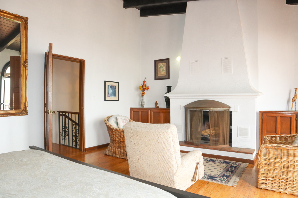 Primary Bedroom with Fireplace