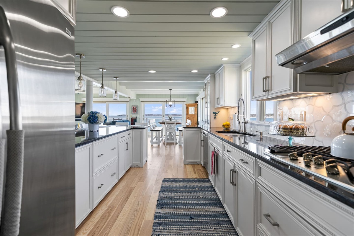 Kitchen view from butlers pantry