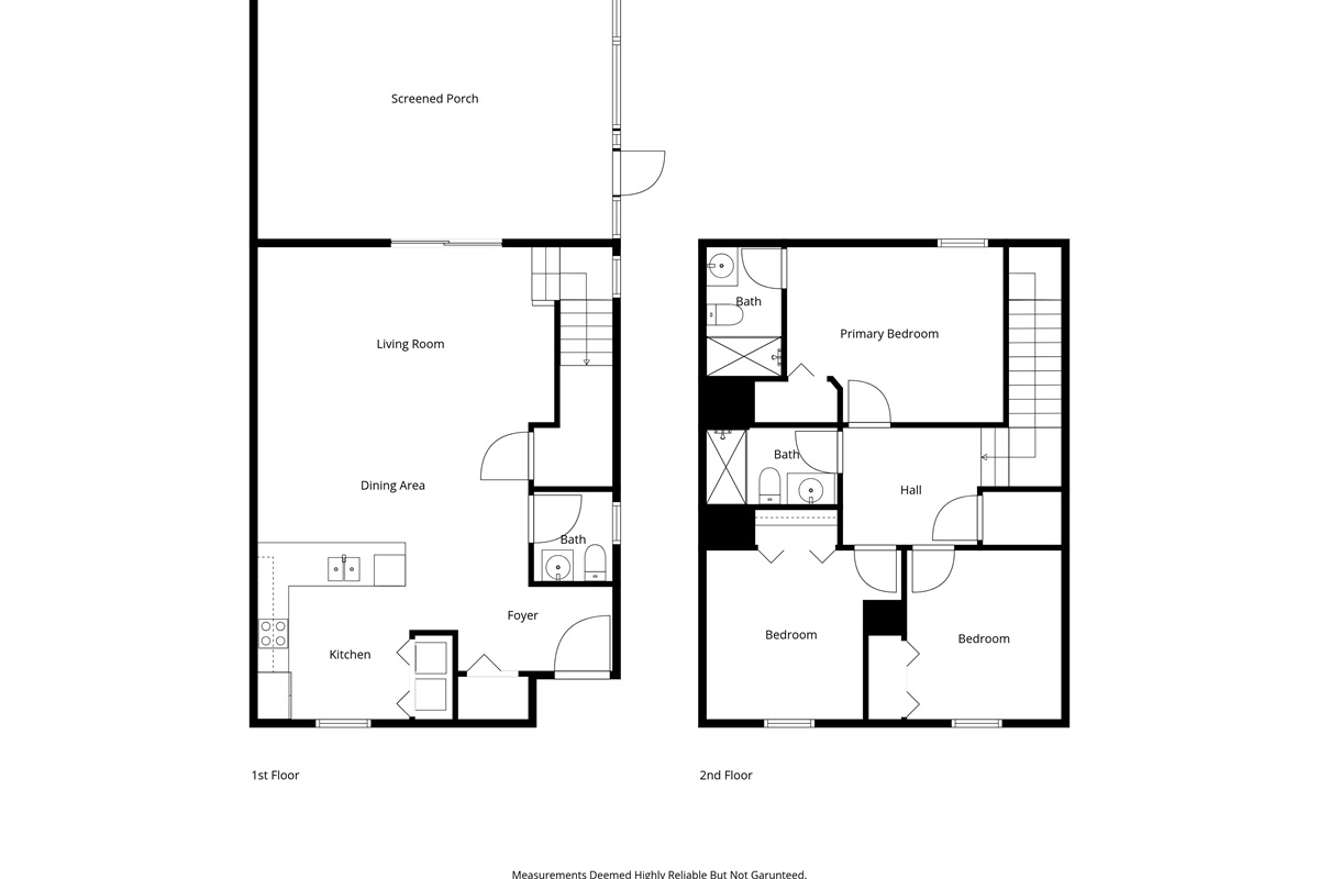 Floor Plan - Stairs are required to get to the bedrooms
