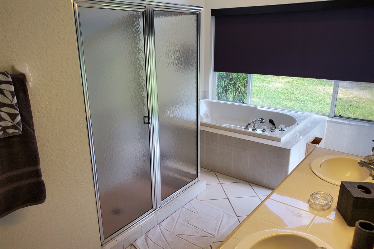 King master private bathroom