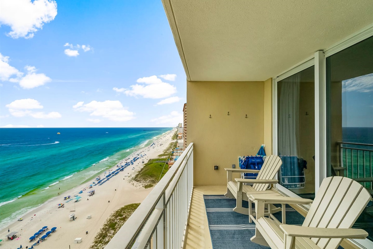 Breathtaking 17th-Floor Gulf Views! Step out onto your private balcony and take in the sugar-white sands and emerald-green waters. Whether you’re sipping morning coffee or enjoying sunset cocktails, this front-row seat to paradise is all yours!
