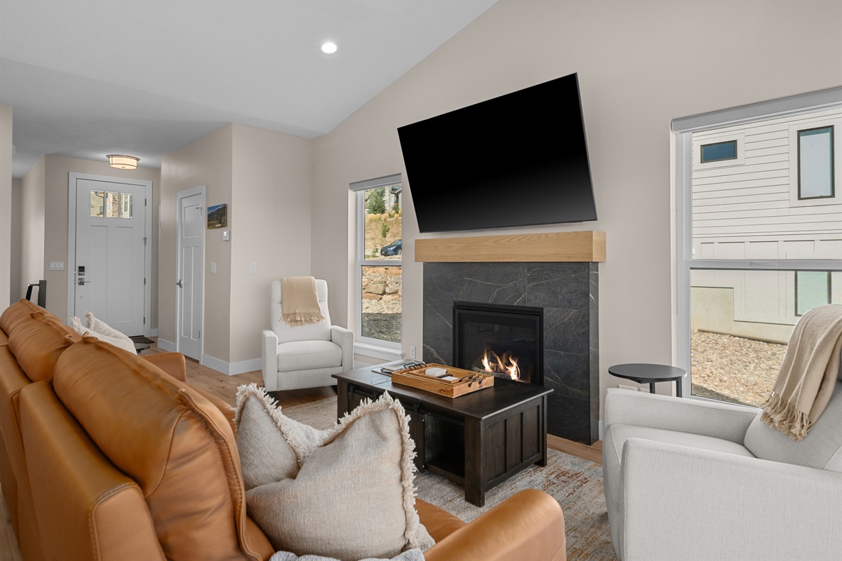 Settle in by the fire after a day of adventure—warm, inviting, and designed for comfort.