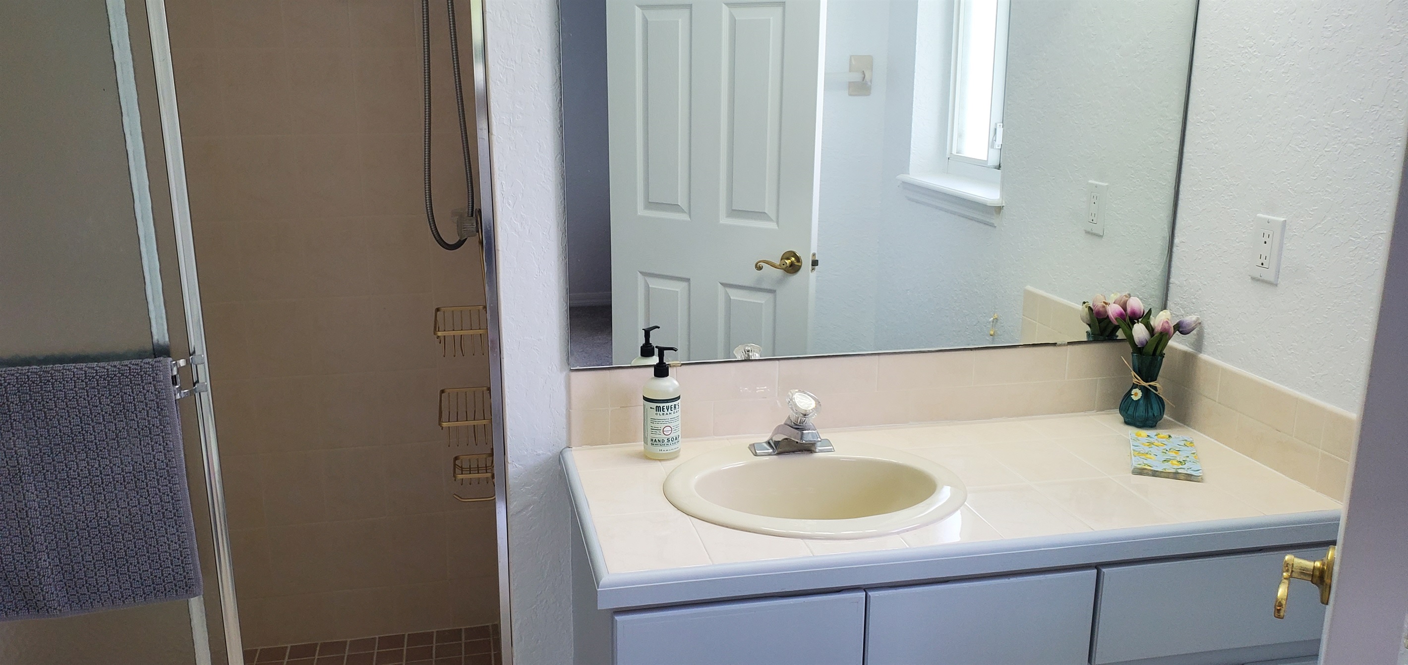 Queen bathroom with walk in shower