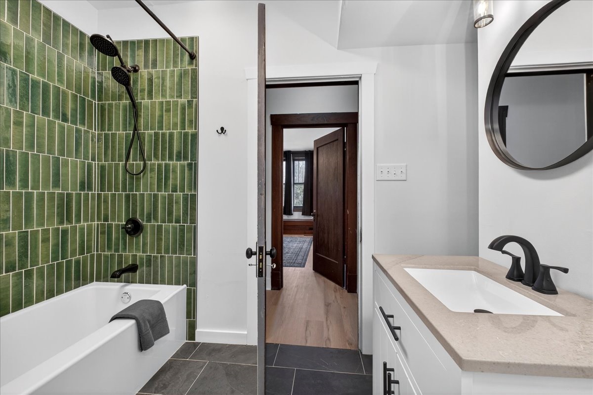 Enjoy the stylish design of our newly remodeled bathrooms.
