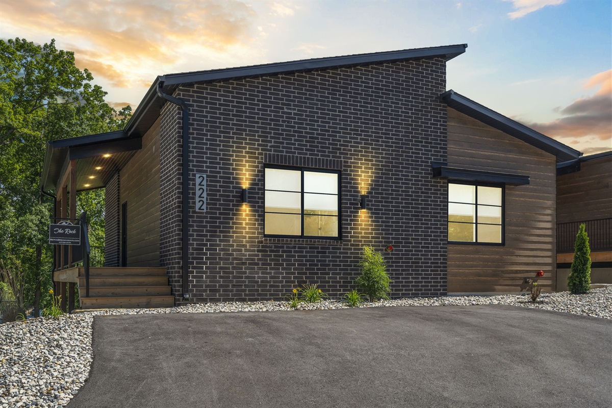Modern yet warm architecture.