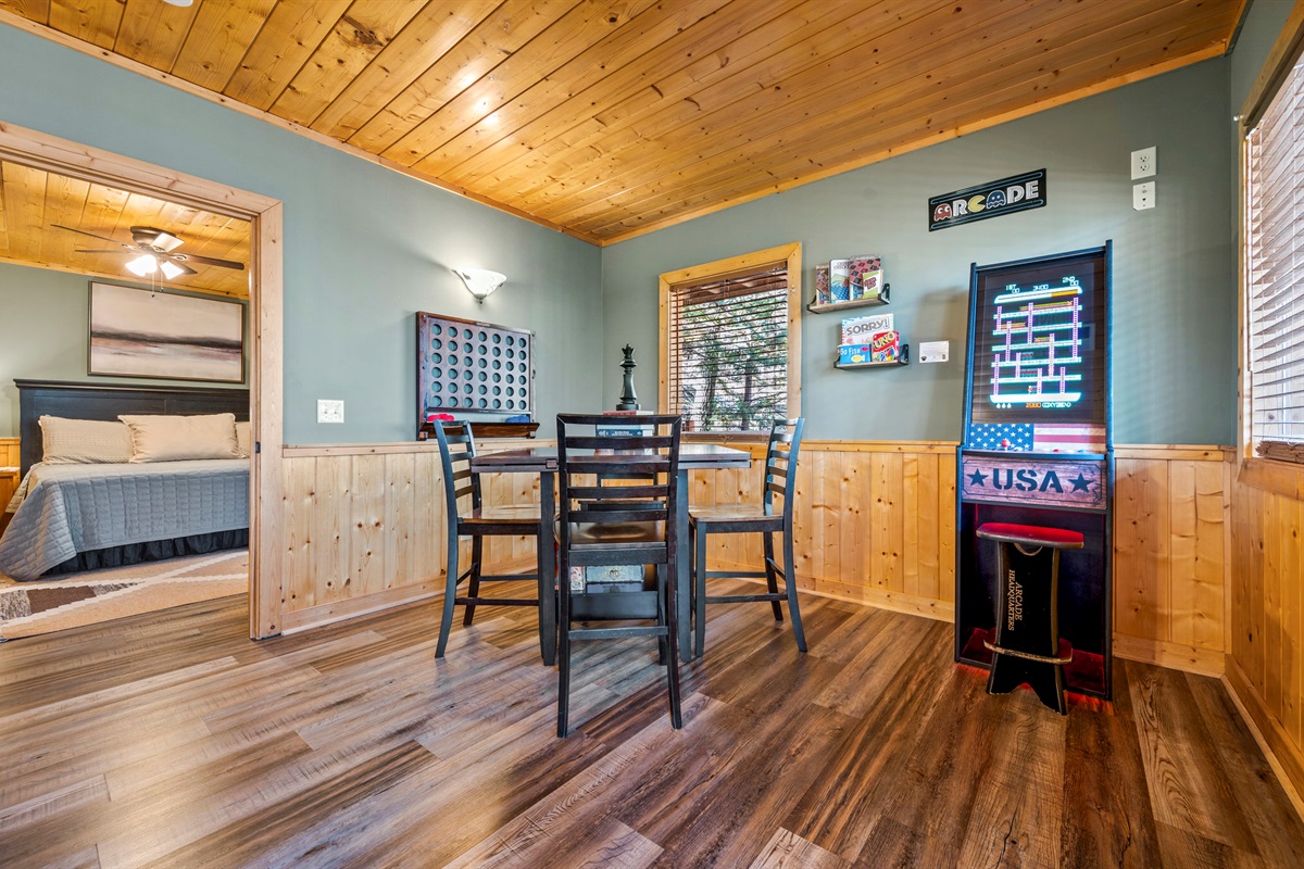 Game room with activities for all ages
