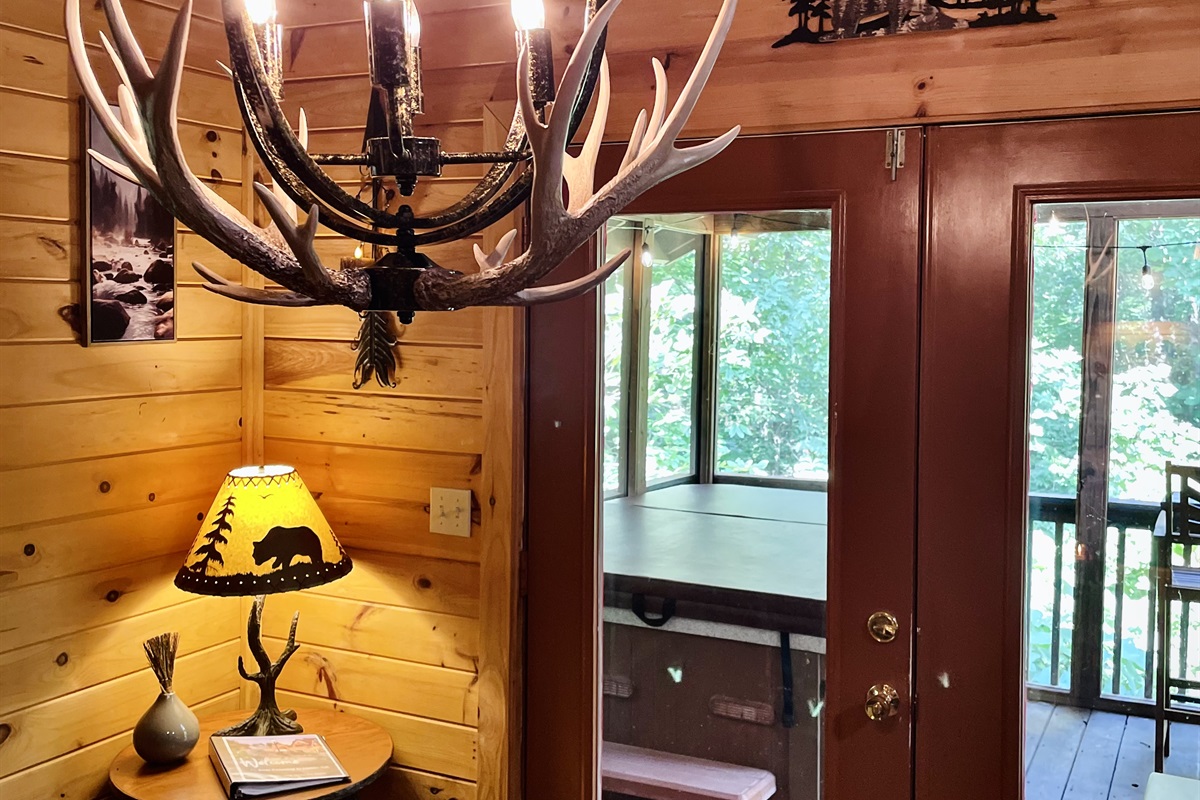 Enjoy the Cabin Decor Throughout