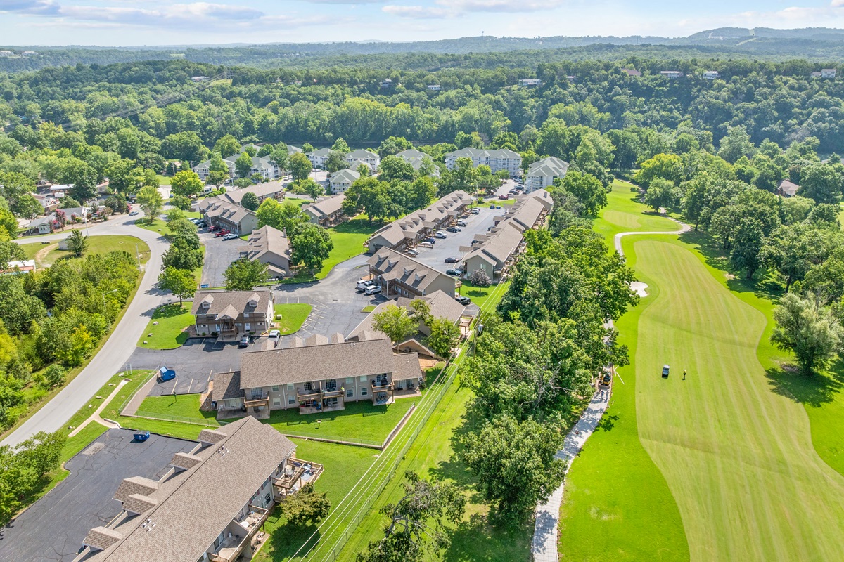 Scenic neighboring fairways add to the view