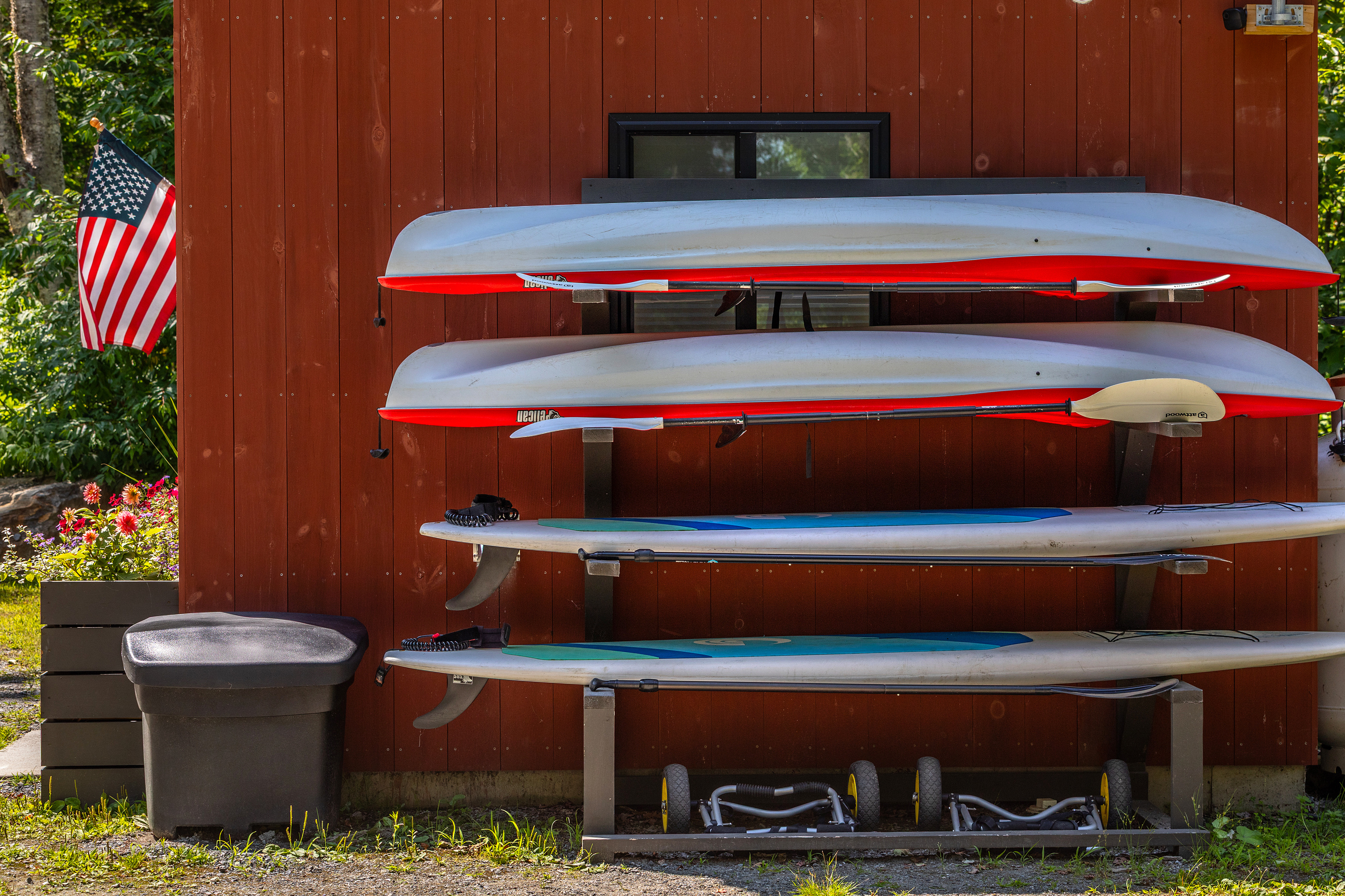 Complimentary kayak and paddleboard rentals