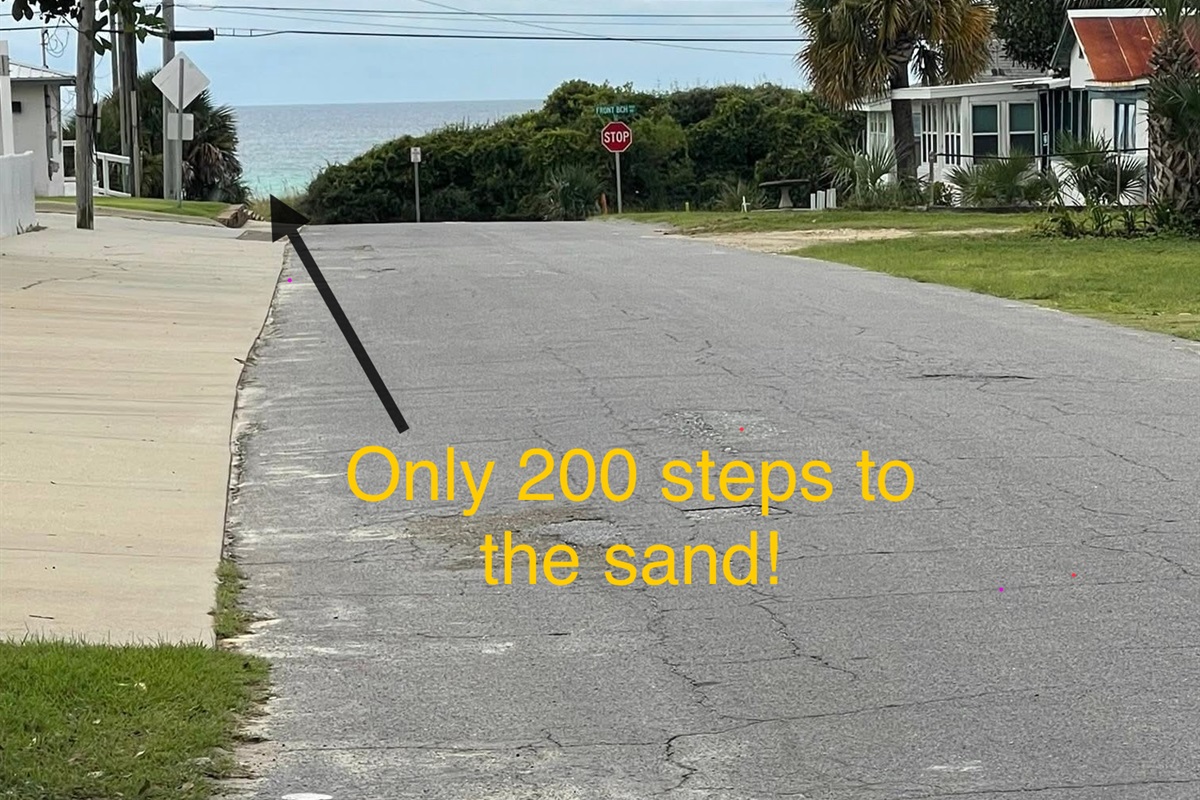 Roadway to the beach