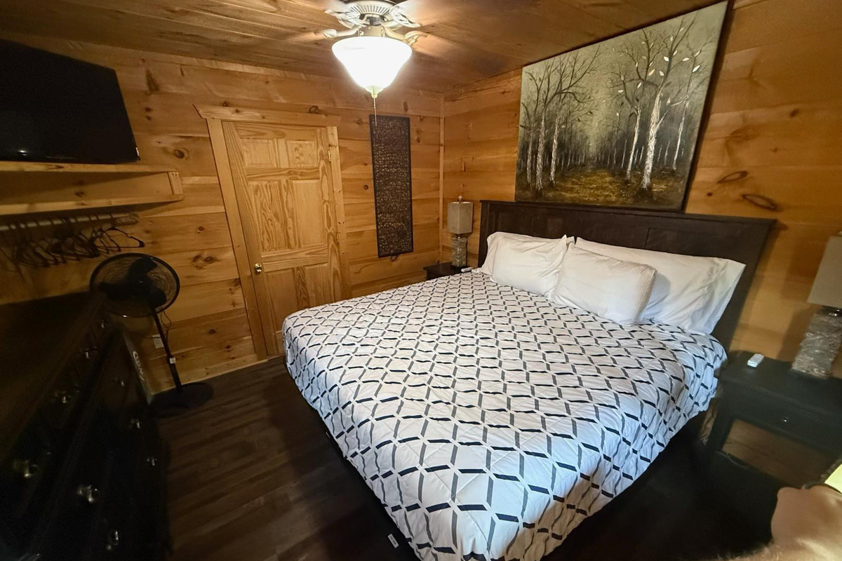 Main floor Bedroom King Bed