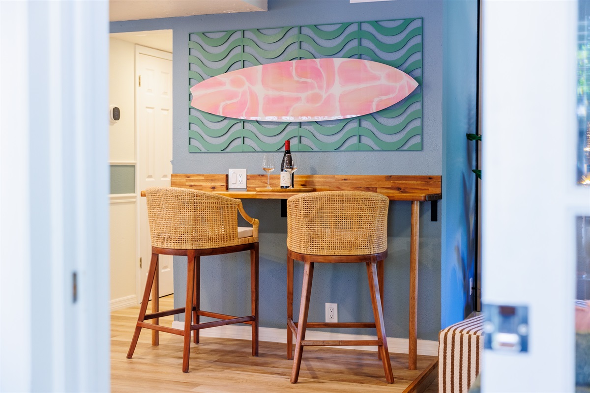 Grab a snack and have a seat at the bar