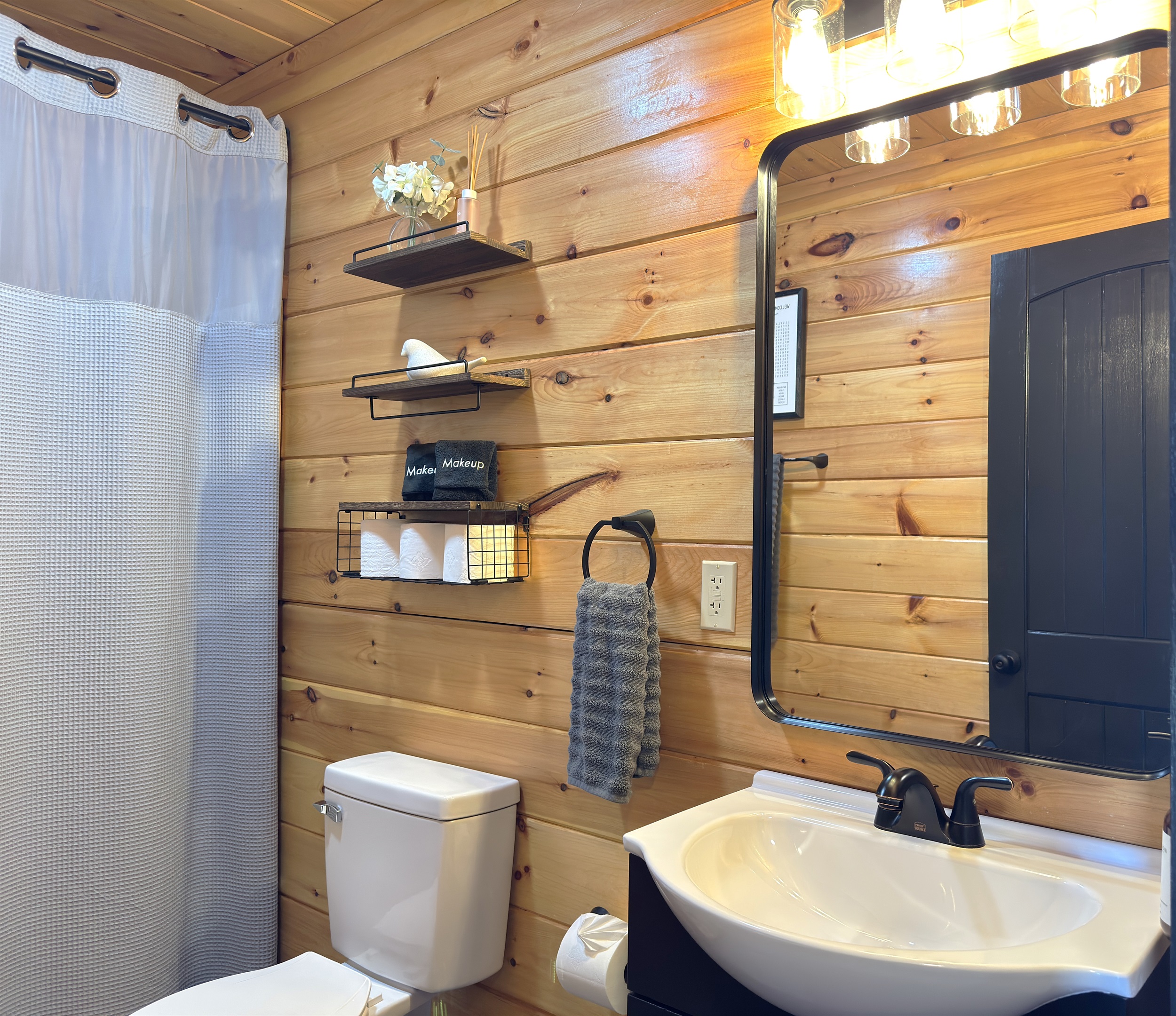 First floor hallway bathroom