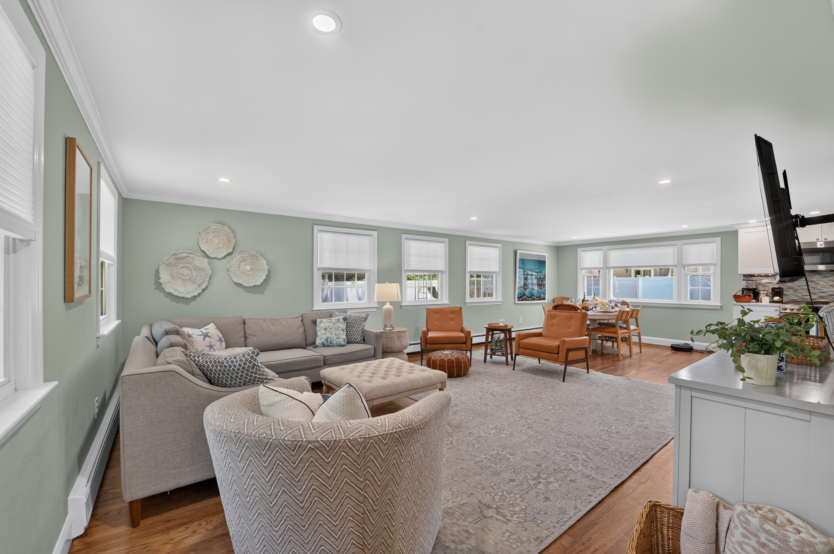 Bright, airy layout connecting the main living spaces with ease.