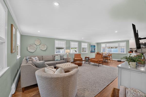 Bright, airy layout connecting the main living spaces with ease.